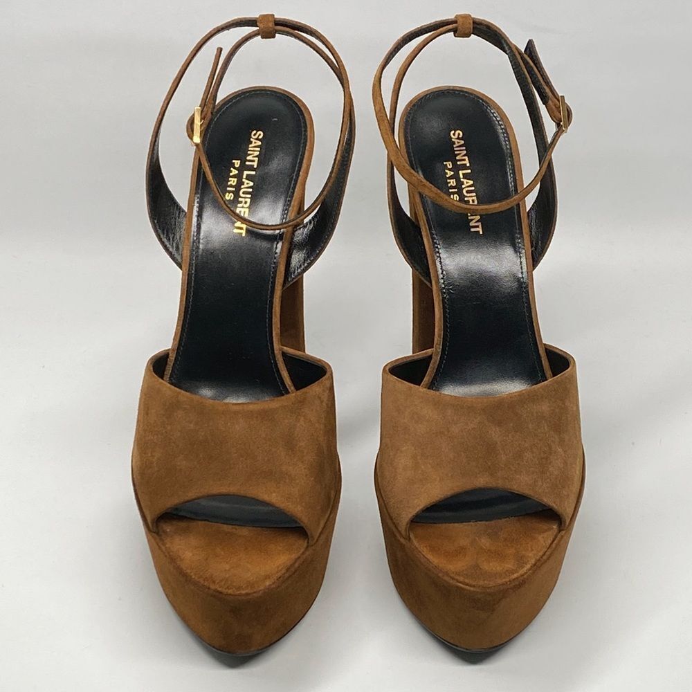 Saint Laurent Jodie Platform Sandals in Suede size 41 - Picture 3 of 14